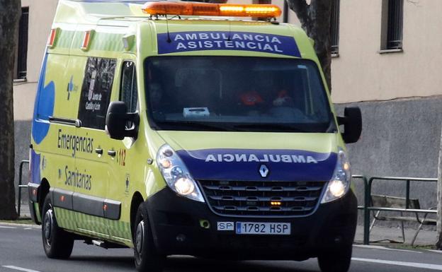 Herido un motorista de 49 años tras sufrir una caída en Poza de la Sal