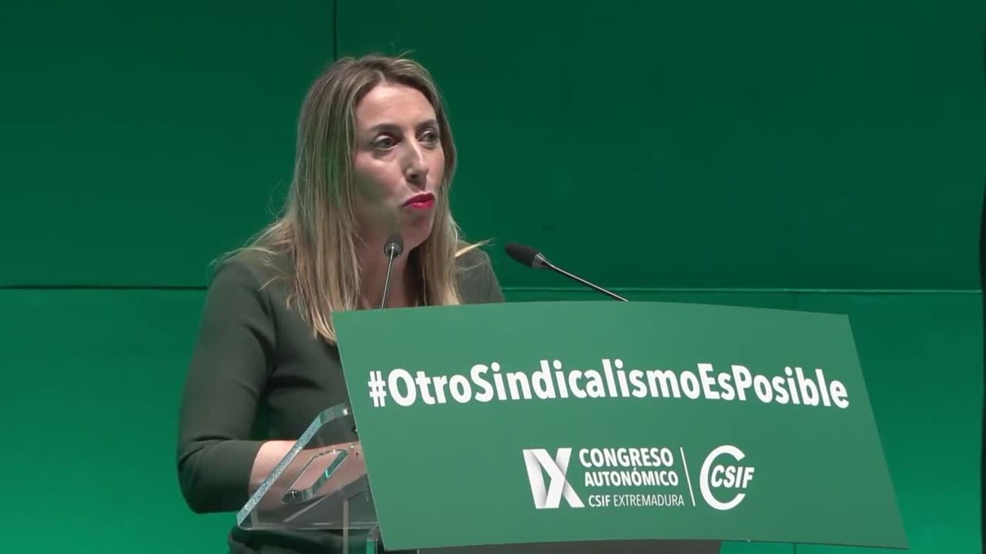 María Guardiola ingresada en la UCI tras sufrir una sepsis después de