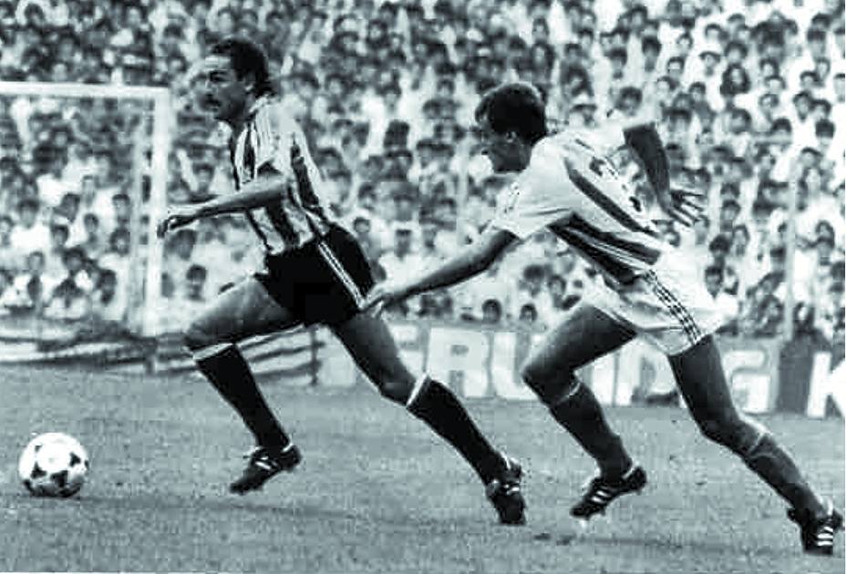 Derbi de la semifinal de Copa de 1987 Real Sociedad - Athletic: un gol de Bakero en San Mamés metió a la Real en la final