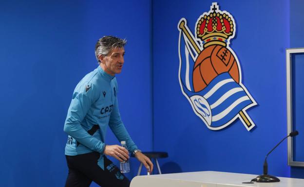 Imanol Alguacil esconde sus cartas antes de visitar al Espanyol: «No quiero dar pistas al rival»