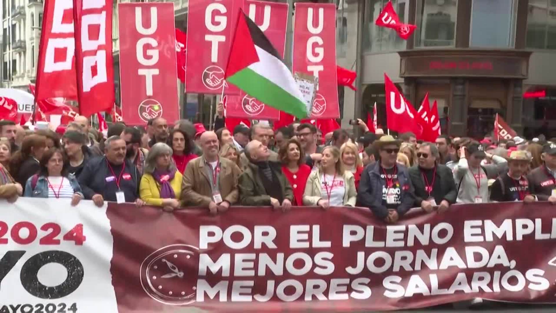 Miles De Personas Se Manifiestan En Madrid Por El 1 De Mayo El Diario