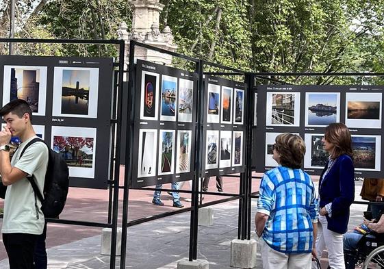 Una exposición fotográfica celebra en el parque la transformación de