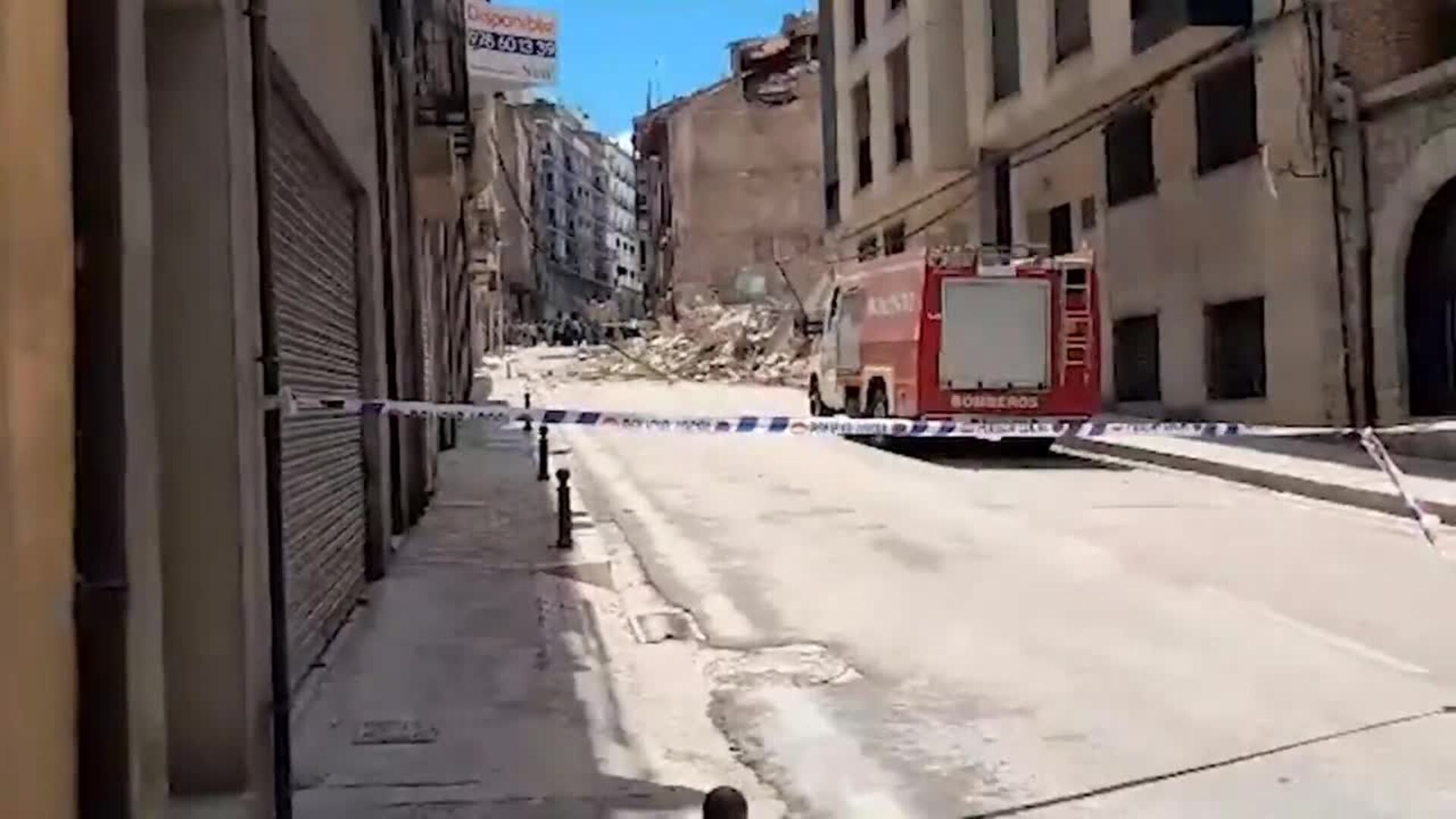 Un Edificio De Cinco Plantas Se Derrumba En Teruel Aunque No Hay Da Os