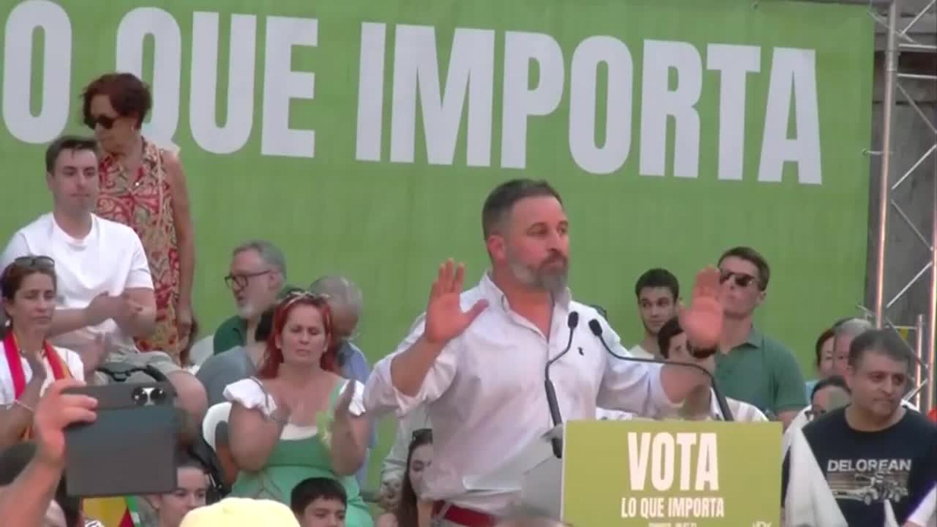 Abascal avisa de que no apoyará un Gobierno con Teruel Existe Tendrán