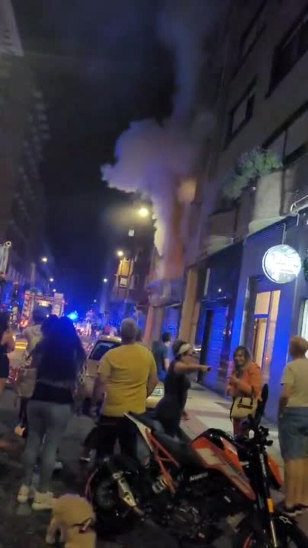 Atendidas en Miranda tres personas por inhalación de humo tras un