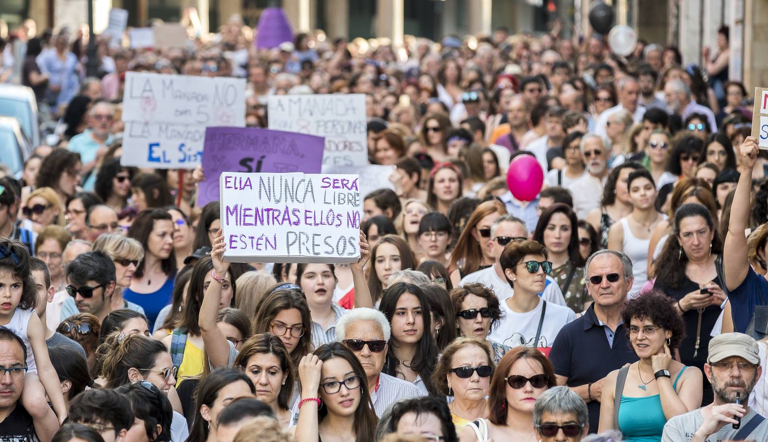 Fotos Manifestación en Valladolid contra la puesta en libertad