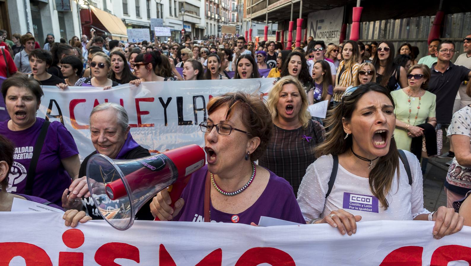 Fotos Manifestación en Valladolid contra la puesta en libertad