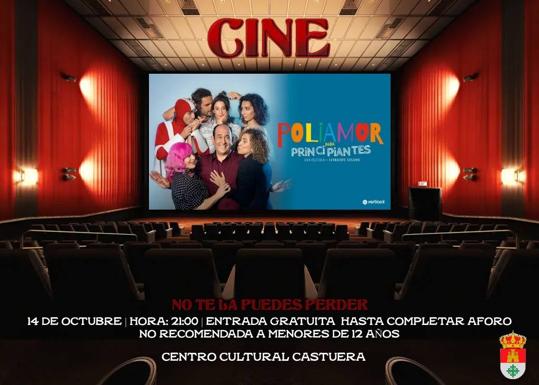 El auditorio del Centro Cultural acoge mañana la proyección de la película 'Poliamor para Principiantes'
