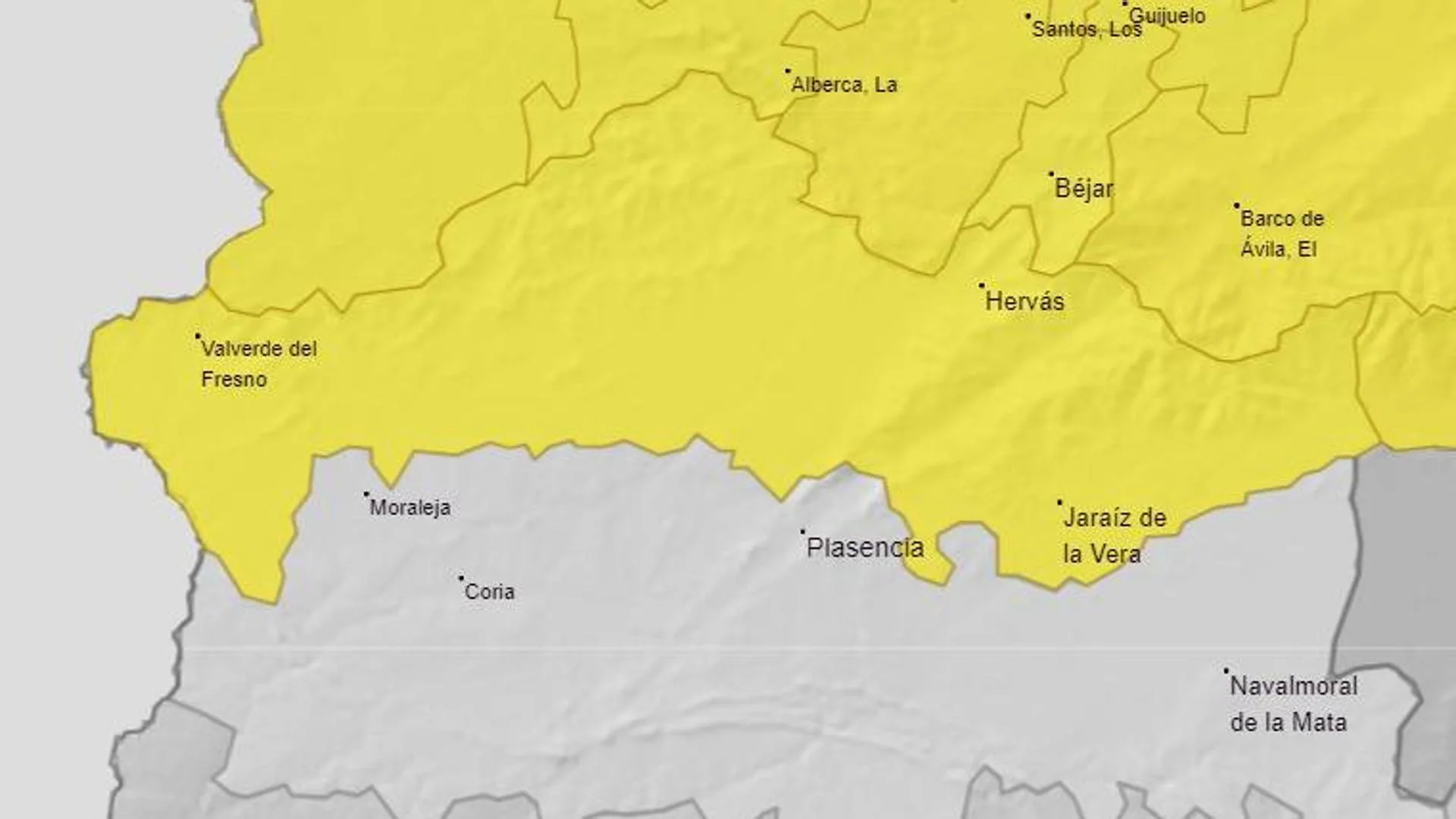 El Extremadura Activa La Alerta Amarilla Por Lluvias Y Tormentas En