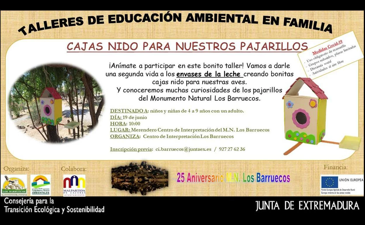 Ltimas Plazas Para Participar En El Taller De Creaci N De Cajas Nidos