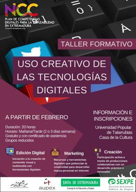 Taller sobre el uso creativo de las tecnologías digitales