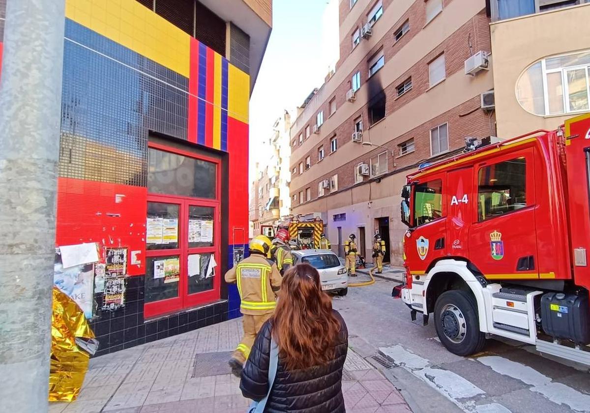 Sucesos de Extremadura Intoxicado por inhalación de humo tras el