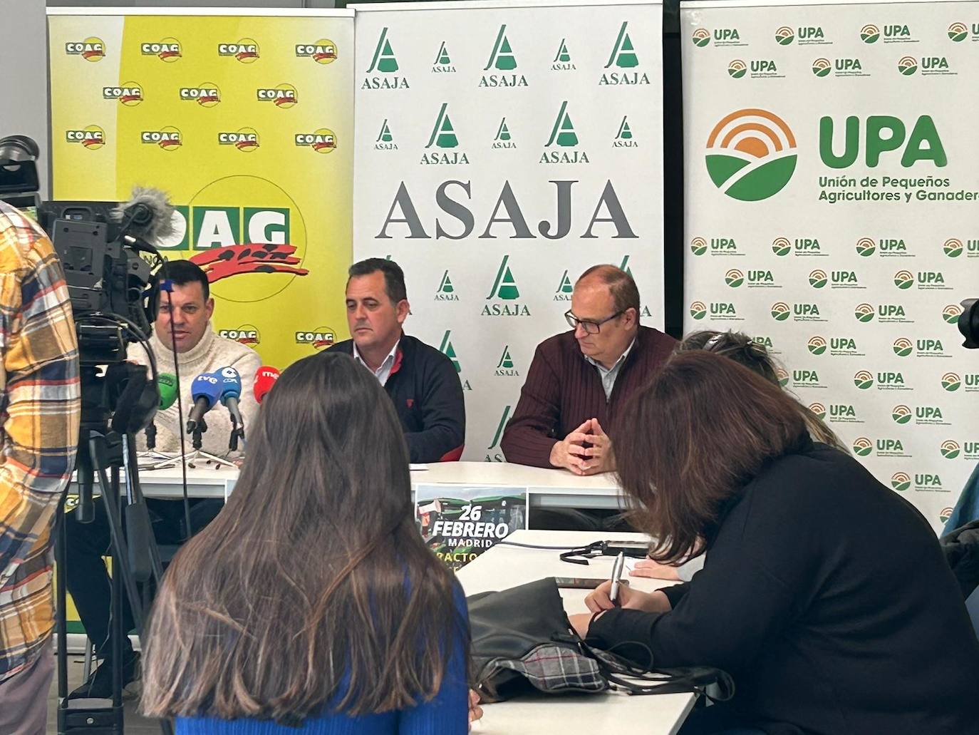 Asaja Coag Y Upa Anuncian Otra Gran Protesta Personas En