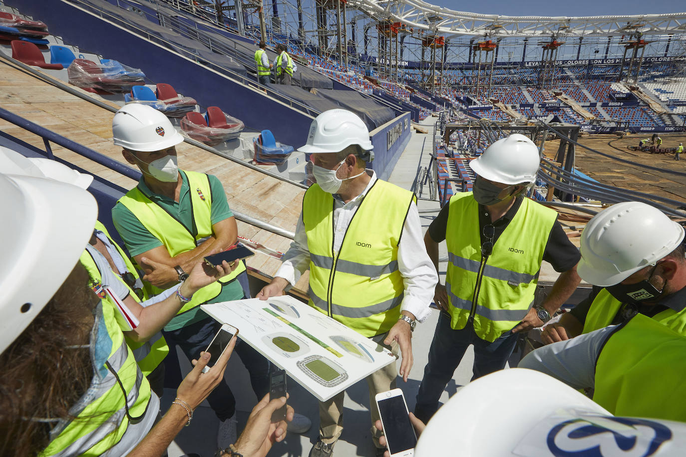 Fotos Progresan Las Obras De La Cubierta Del Ciutat De Valencia Las