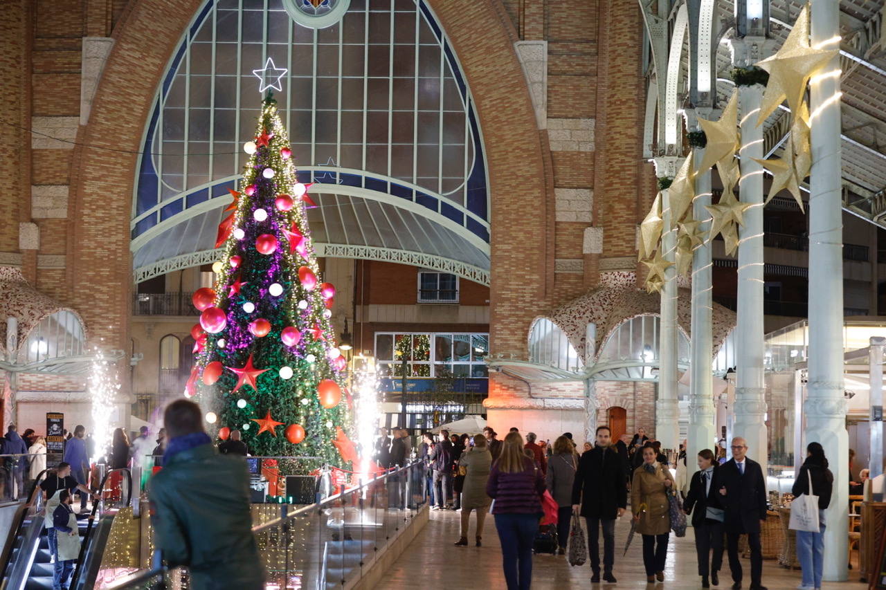 Fotos El Mercado De Col N Enciende Las Luces Para La Navidad