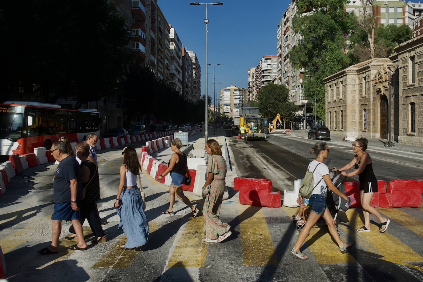 Comienzan Las Obras De Asfaltado En La Gran V A De Murcia Y En La