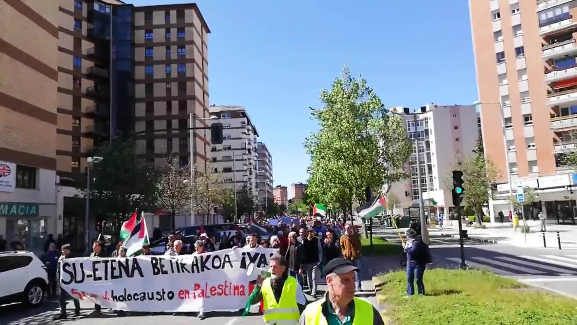 Manifestaci N En Pamplona Para Reclamar El Fin Del Genocidio En Gaza