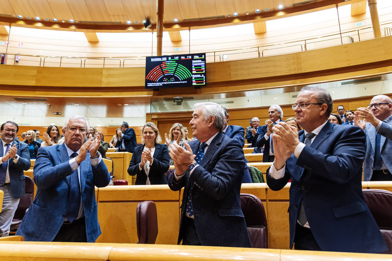 El PP hace efectiva la reforma del Senado para dilatar la amnistía