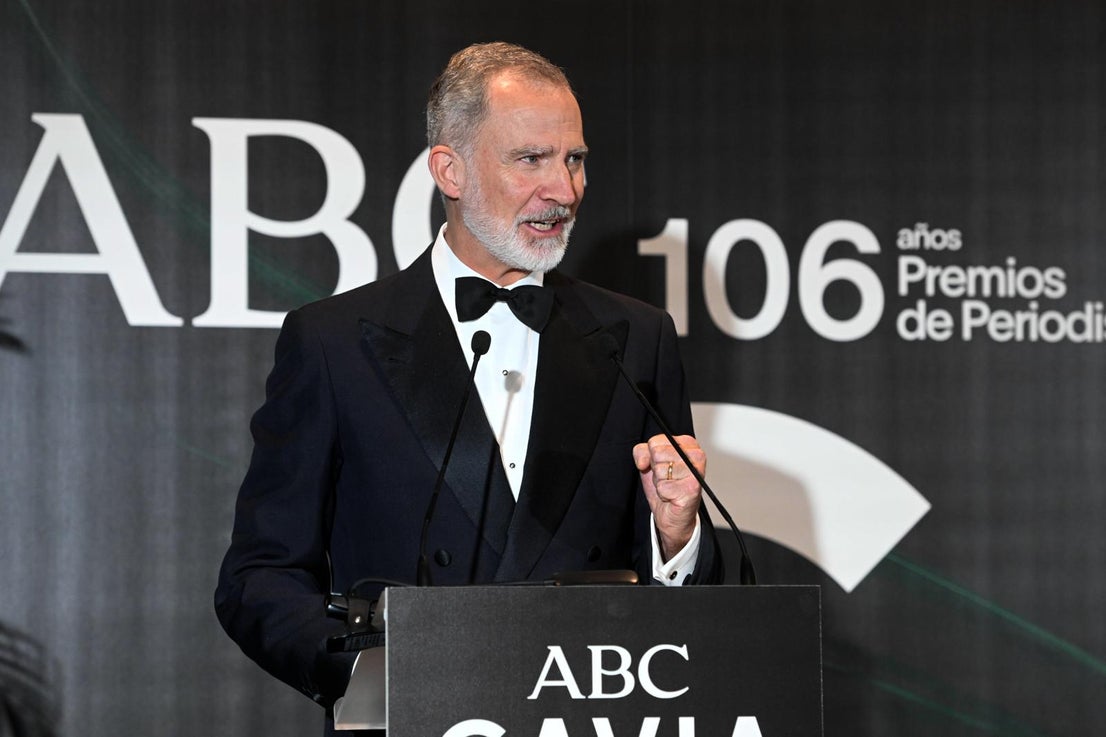 El Rey Felipe cerró con su discurso la gala de entrega de premios