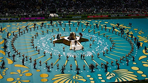 La ceremonia de inauguración del Mundial, en imágenes