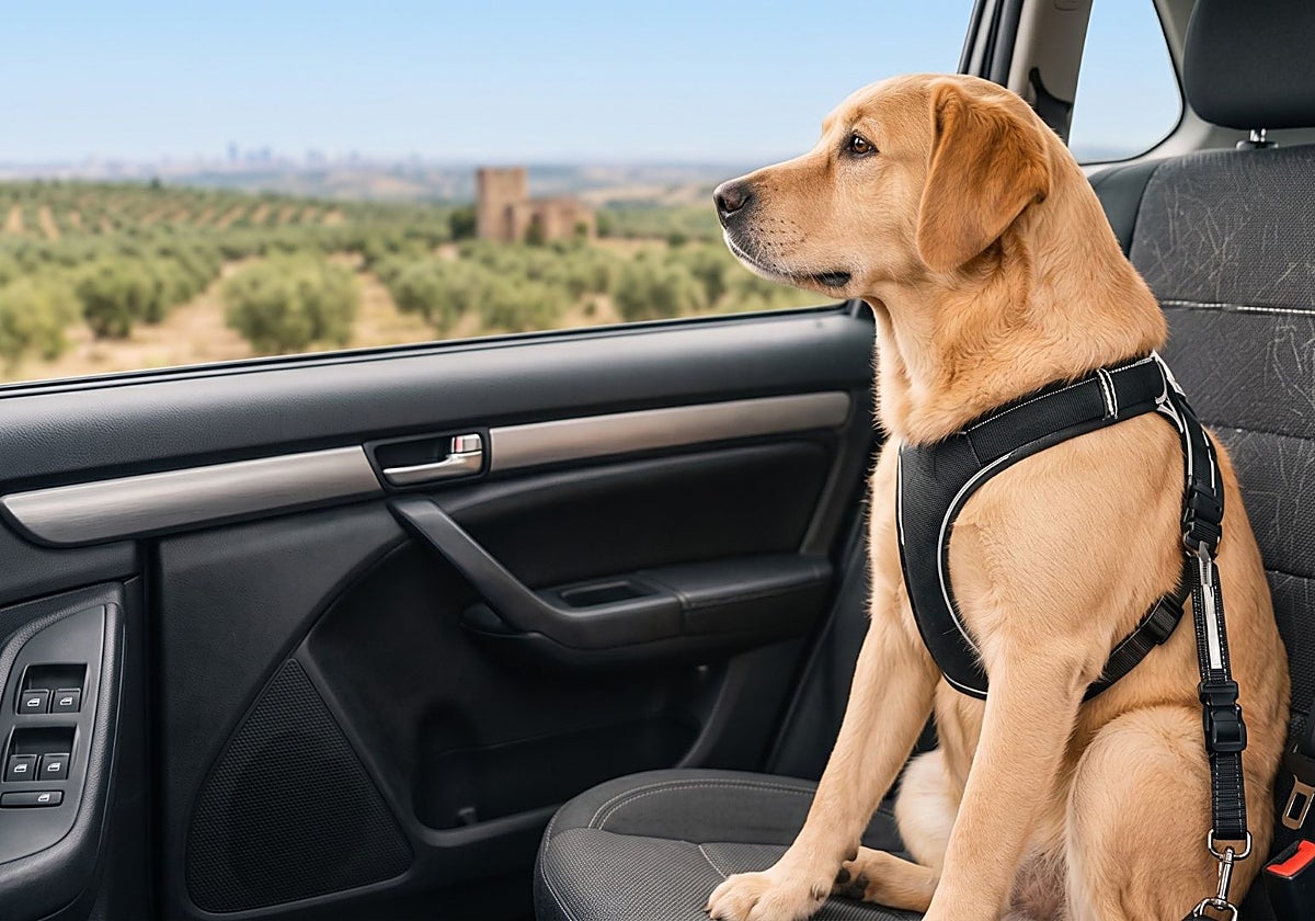 Llevar al perro en el coche