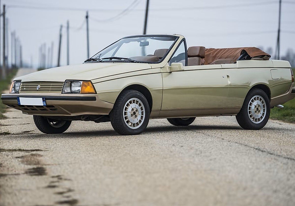 Renault encargó a Heuliez este Fuego descapotable, pero nunca llegó a la serie