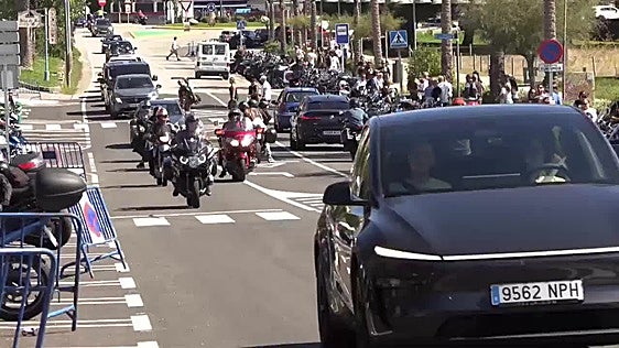 Alfonso Rueda participa en la concentración motera de Sanxenxo