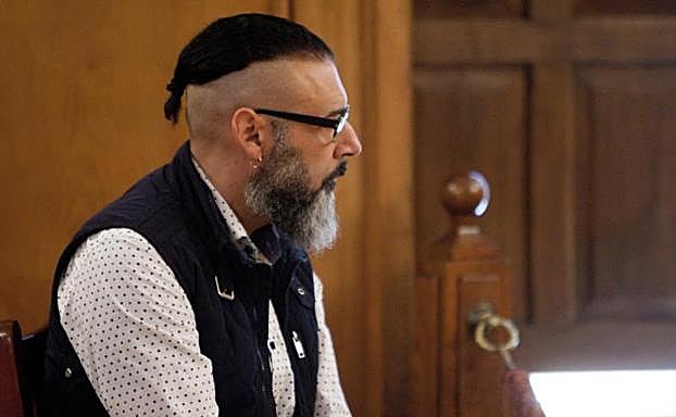 David Oubel, en el juicio.