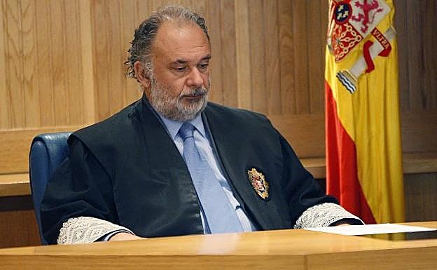 El juez Julio de Diego, en un juicio de 2010.