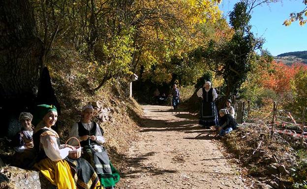 En el pueblo se recrean estampas tradicionales