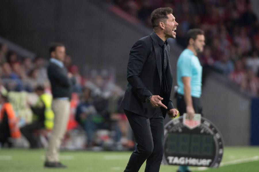 Simeone, ante el Villarreal. 