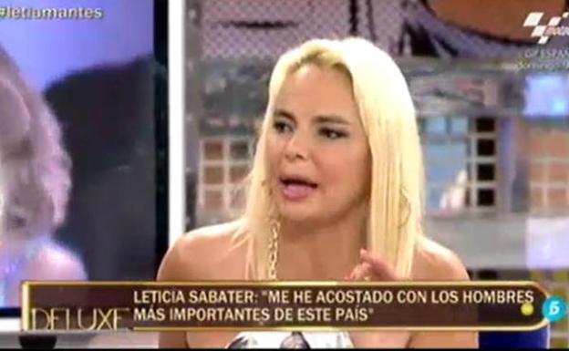 Leticia Sabater en su paso por el 'Deluxe'. 