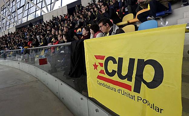 Una asamblea de la CUP.