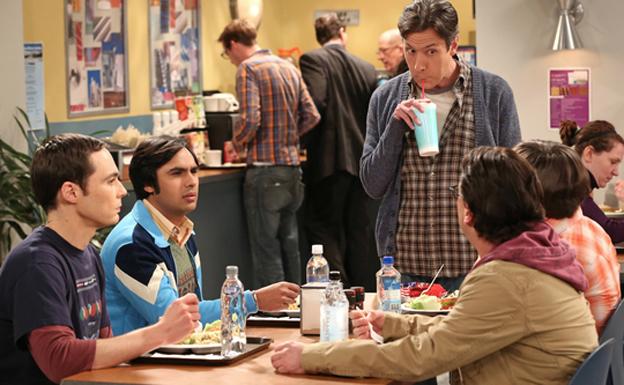 Una escena de 'The big bang theory'. 