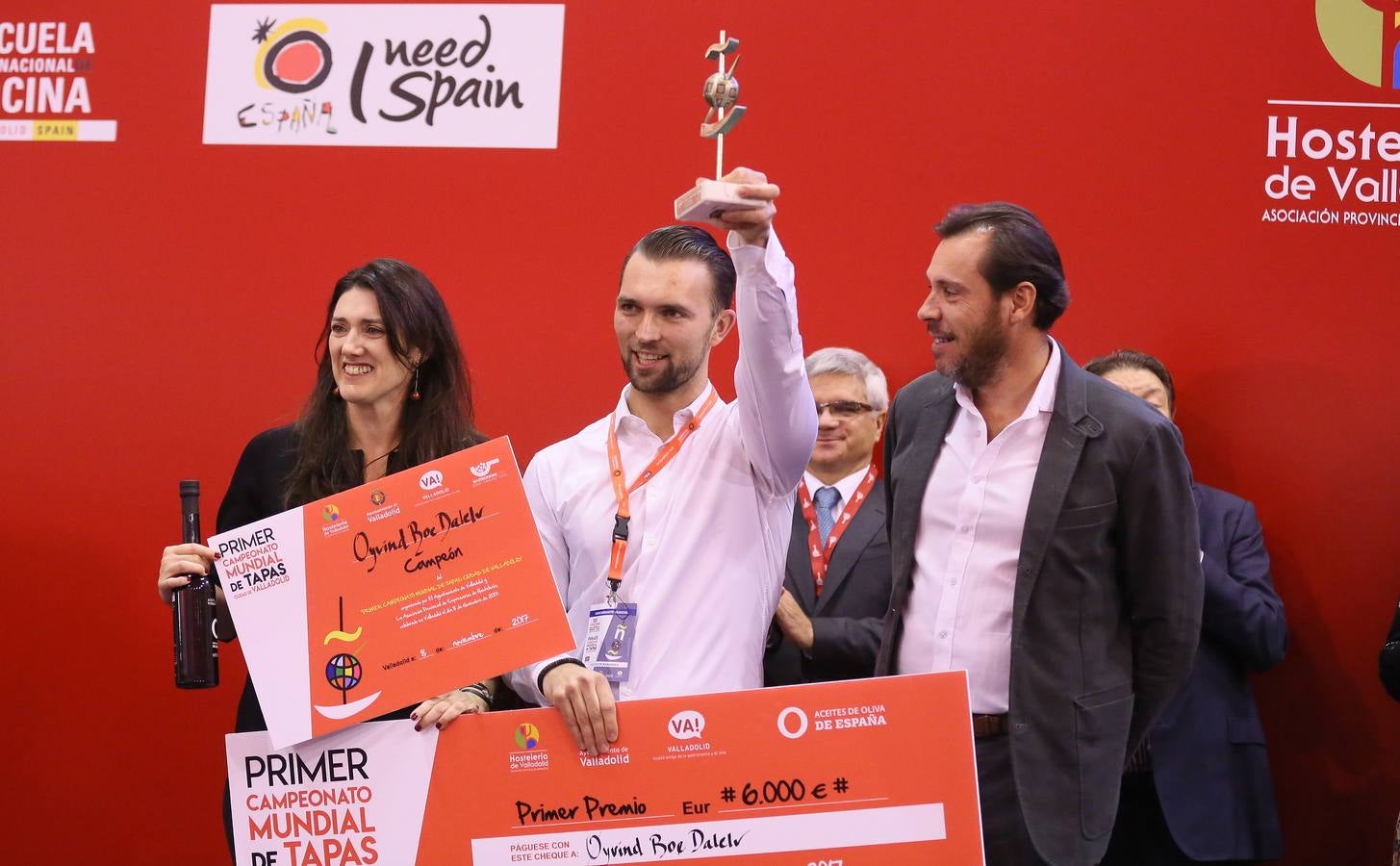 Entrega del Mejor Pincho de España 2017 y de los galardones del XIII Concurso Nacional de Pinchos y tapas Ciudad de Valladolid