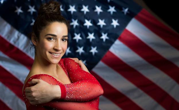 La exgimnasta estadounidense Aly Raisman. 