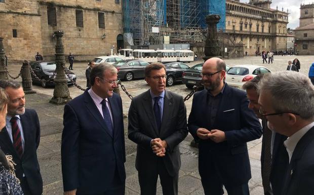 Clausura de la Asamblea general de la Asociació́n de Municipios del Camino de Santiago. 