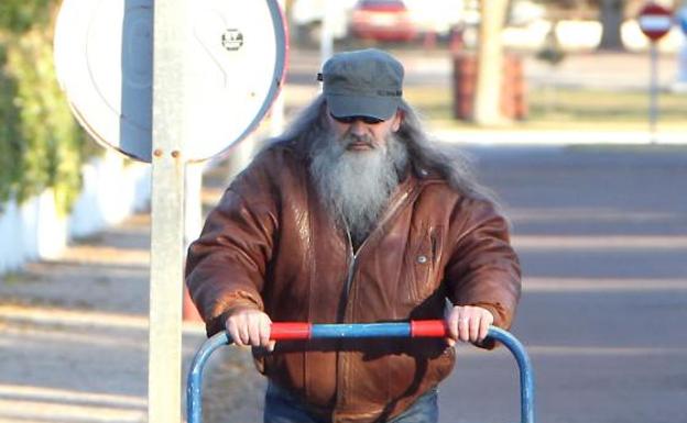 Juan Manuel Valentín Tejero, a su salida de la cárcel el 27 de noviembre de 2013.