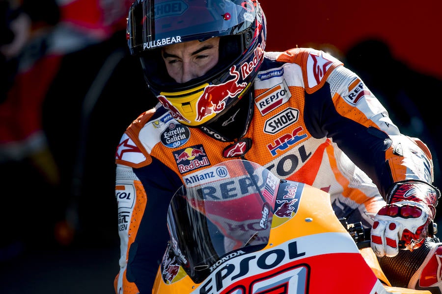 El piloto español de MotoGP Marc Márquez.