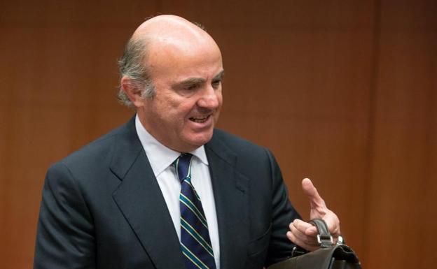 El ministro de Economía, Luis de Guindos.