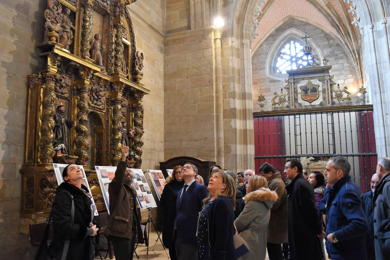 La Junta de Castilla y León ha concluido la restauración de las bóvedas y la cúpula de la torre de la Colegiata de San Miguel, con motivo de la próxima exposición que se celebrará en 2018