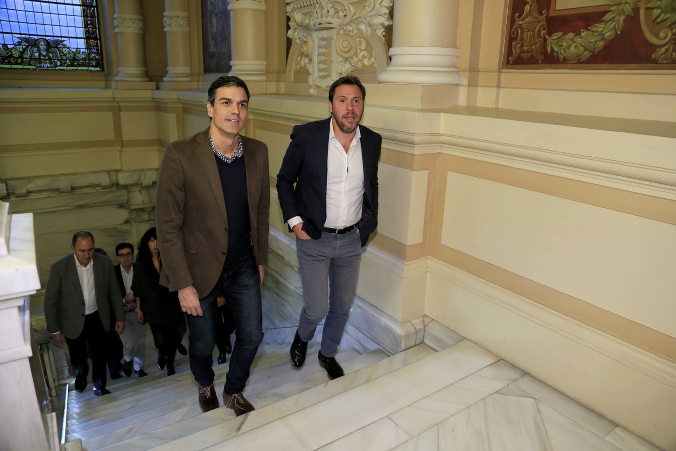 El secretario general del PSOE se reúne hoy y mañana en la capital vallisoletana con la Comisión Permanente socialista, el núcleo duro del PSOE federal