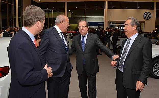 Herrera asistió a la inauguración de las nuevas instalaciones del Grupo Ureta