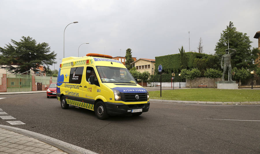 Ambulancia de emergencias sanitarias. 