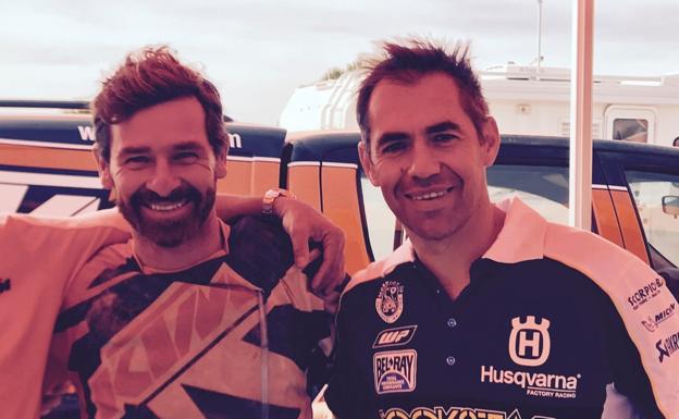 André Villas-Boas (i) junto a su copiloto Rubén Faria. 