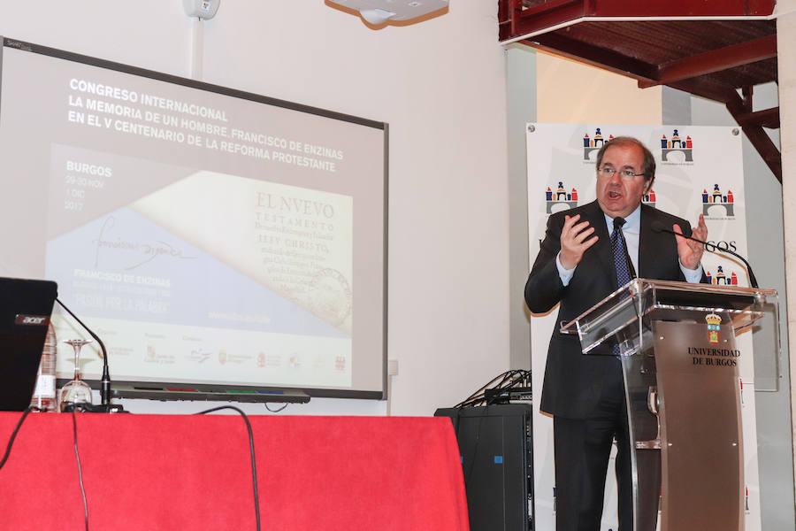 Juan Vicente Herrera durante su intervención en el congreso