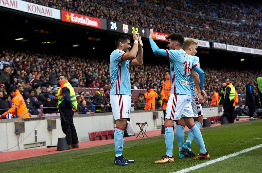 Barcelona y Celta empataron a dos en un partido loco correspondiente a la jornada 14 de Liga. Aspas adelantó al Celta a los 20 minutos pero Messi no tardó en responder marcando el empate. Suárez puso la ventaja pero Maxi Gómez, tras una genial asistencia de Aspas, anotó para poner la igualdad. 