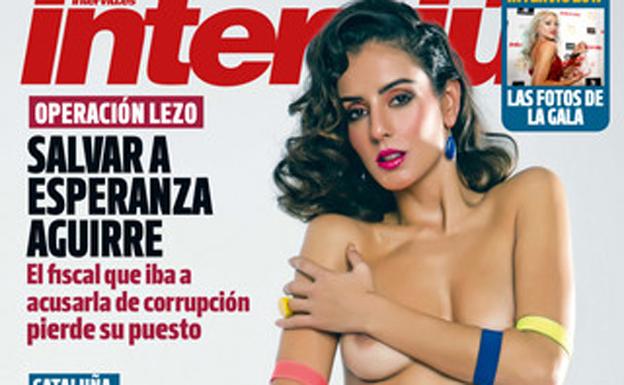 Petra, en la portada de la revista 'Interviú'. 