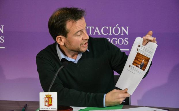 Borja Suárez, portavoz del equipo de Gobierno de la Diputación