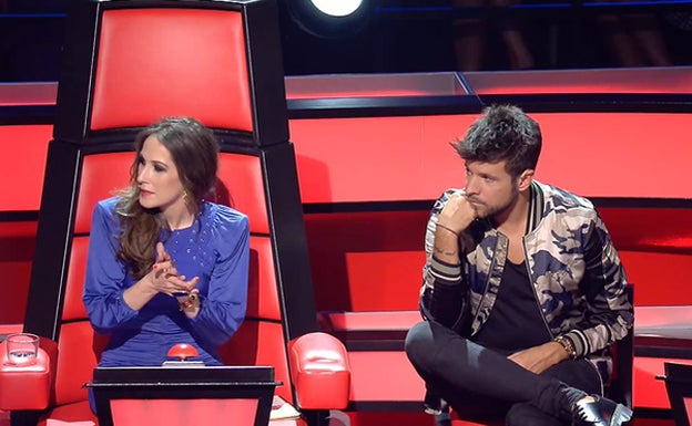 Malú y Pablo López, coach de 'La Voz'. 